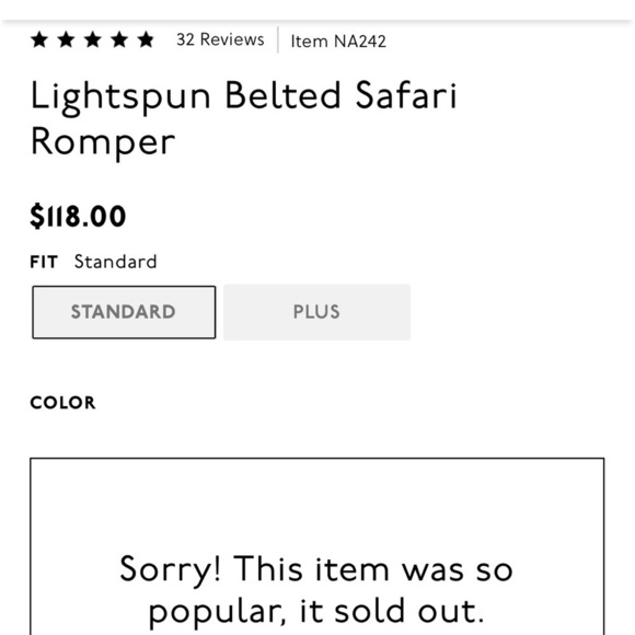 Madewell Lightspun Belted Safari Romper. NWT - Picture 11 of 12